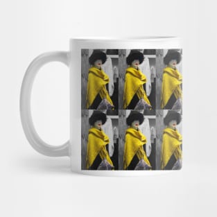 Mannequin in Yellow - Collage Mug